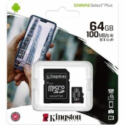 MEMORIA 64GB KINGSTON CLASE 10 ORIGINAL