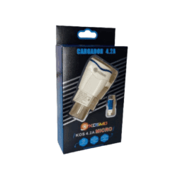 CARGADOR 220 MICRO USB 4.2A KOSMO