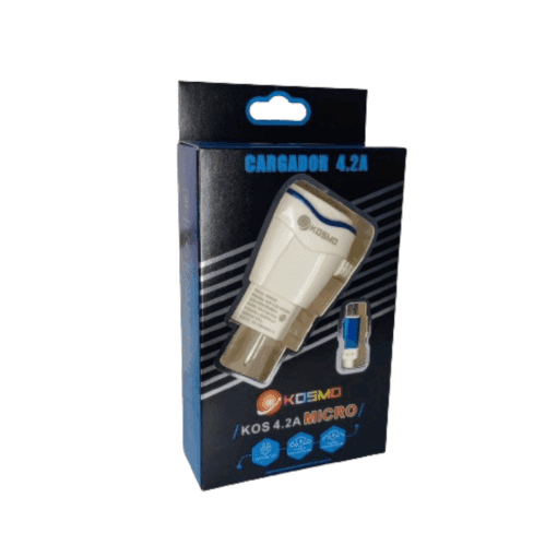 CARGADOR 220 MICRO USB 4.2A KOSMO