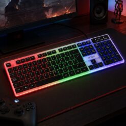 Alternative view of TECLADO GAMER LED USB NOGA NKB-T100