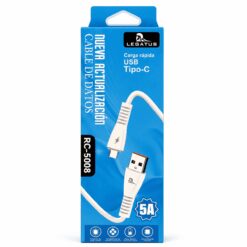 CABLE DE DATOS USB A TIPO C 1M 5A LEGATUS RC-5008 DESARMADO