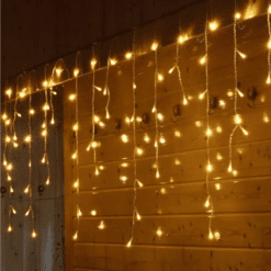 LUZ LLUVIA BLANCA CALIDA 100LED SA-102