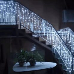 LUZ LLUVIA BLANCA 4.20MTS 100LED C/CONECTOR DA-29