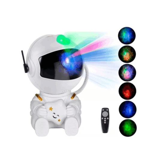 PROYECTOR DE GALAXIA ASTRONAUTA SENTADO C/CONTROL BP24