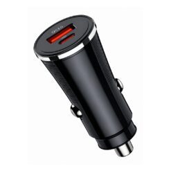 CARGADOR AUTO PLUG IN 48W TIPO C + USB 3.1A CAR-53001