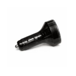 Alternative view of CARGADOR AUTO PLUG IN TIPO C + 2 USB TRANSPARENTE 66W CAR-53002