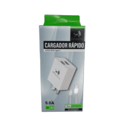 CARGADOR 220 MICRO USB 5.0A 2USB CABLE DESMONTABLE ROYALCELL RC5005000A