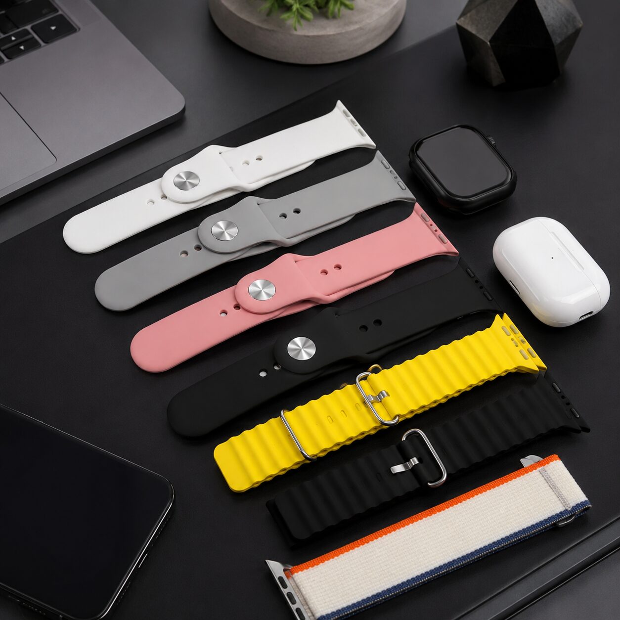 SMARTWATCH 7 MALLAS AMOLED TH7-1 ULTRA 3 CON AURICULARES - Imagen 3