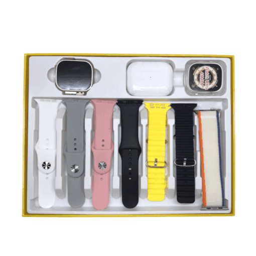 RELOJ SMARTWATCH + AURICULAR C/MALLA INTERCAMBIABLE TH7-1 ULTRA 3