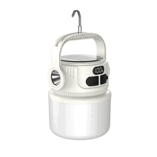 LAMPARA LED CAMPING SOLAR RECARGABLE ILU0079