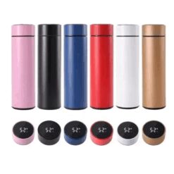 BOTELLA TERMO 500ML C/TERMOMETRO LED ZF-649