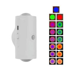 LÁMPARA DE PARED BIDIRECCIONAL RGB CON SENSOR