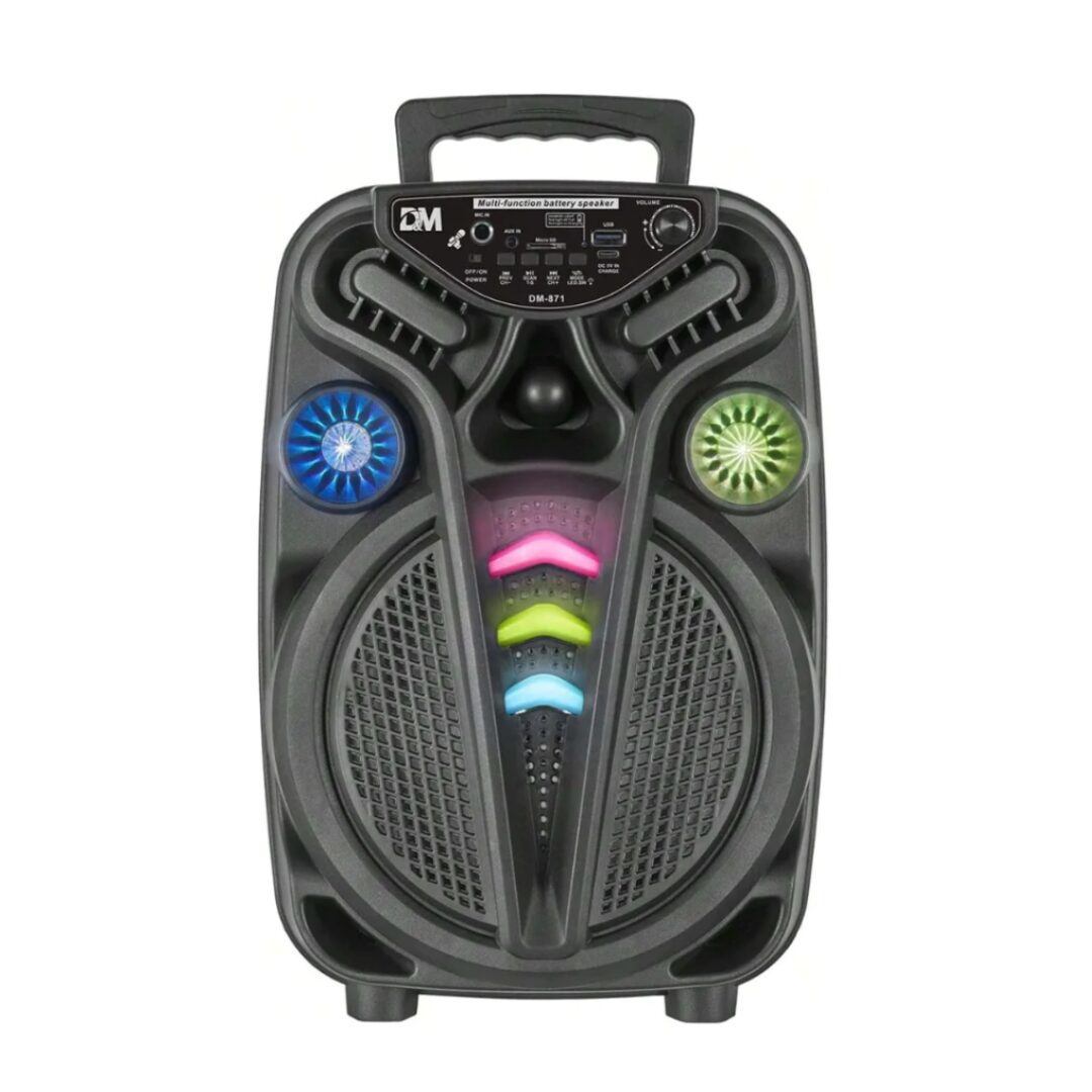 PARLANTE 8 PULGADAS CON MICROFONO OM-832