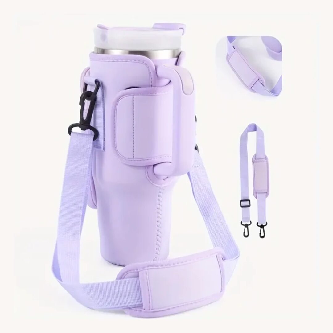 PORTA BOTELLA TERMICO CON CORREA