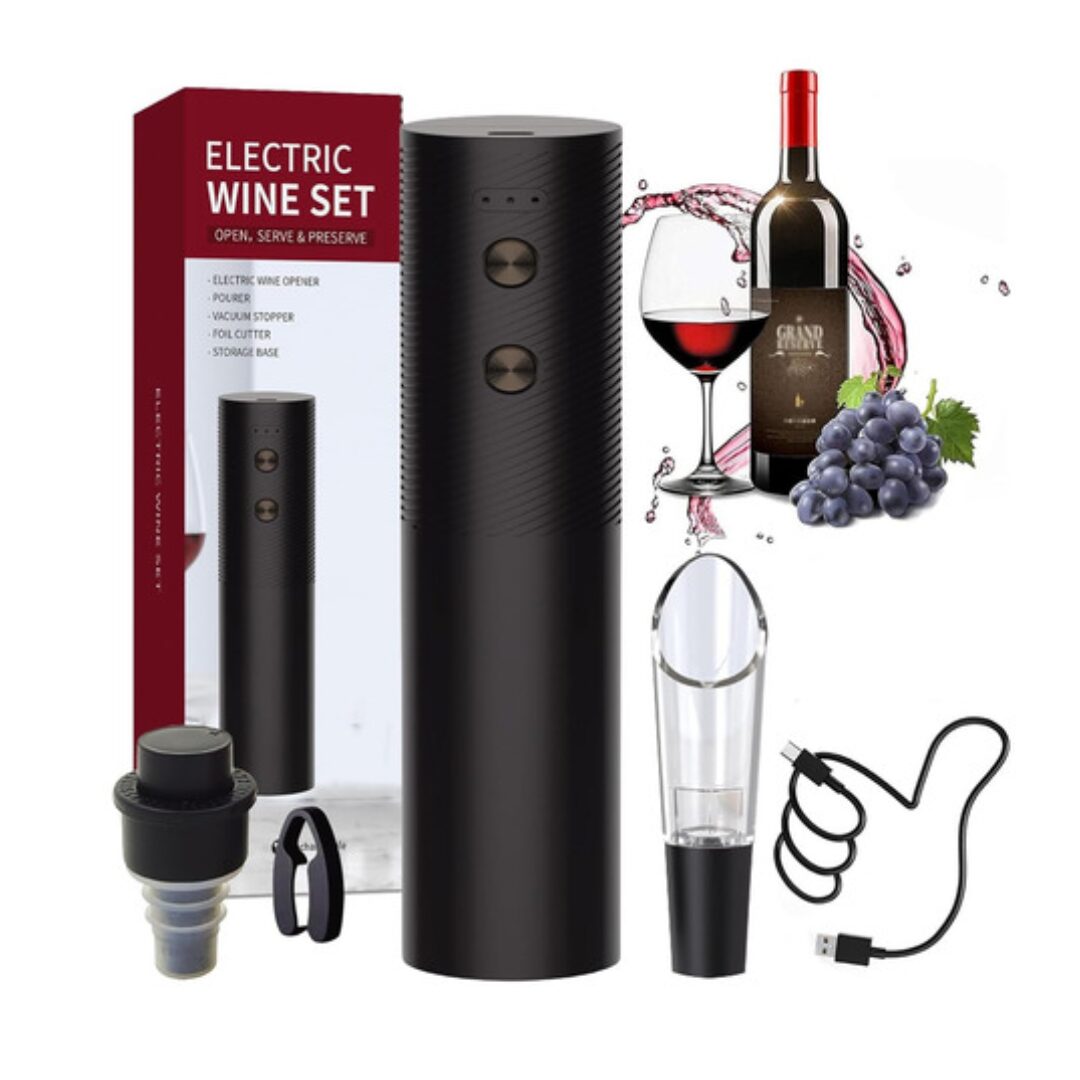 SACACORCHO RECARGABLE SET DE VINO - Imagen 2