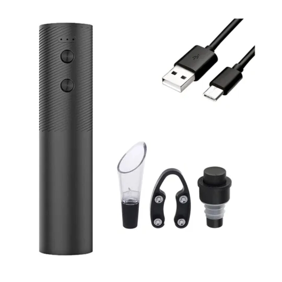 SACACORCHO RECARGABLE SET DE VINO