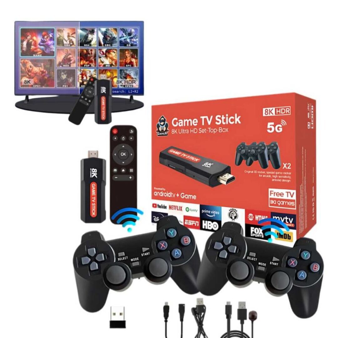 CONSOLA GAME TV STICK 8K ULTRA HD X2 - Imagen 2