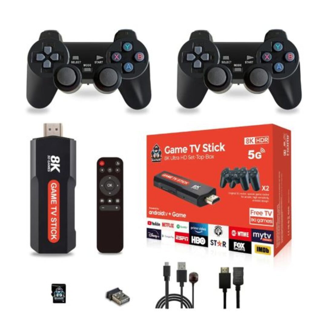 CONSOLA GAME TV STICK 8K ULTRA HD X2