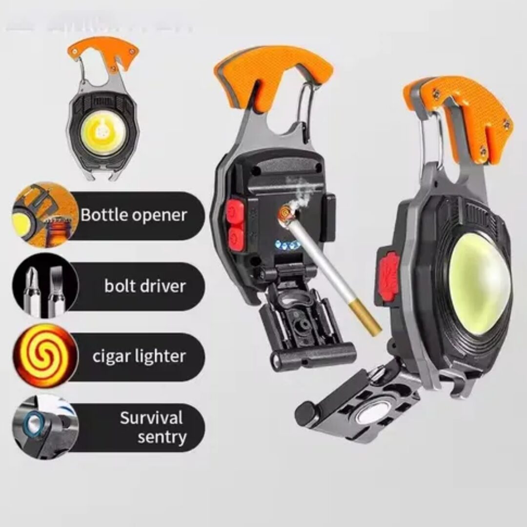 LINTERNA LED MINI RECARGABLE LLAVERO MULTIUSO - Imagen 2