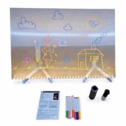 PIZARRA LED 60X40 NEON + COLORES LED-83081