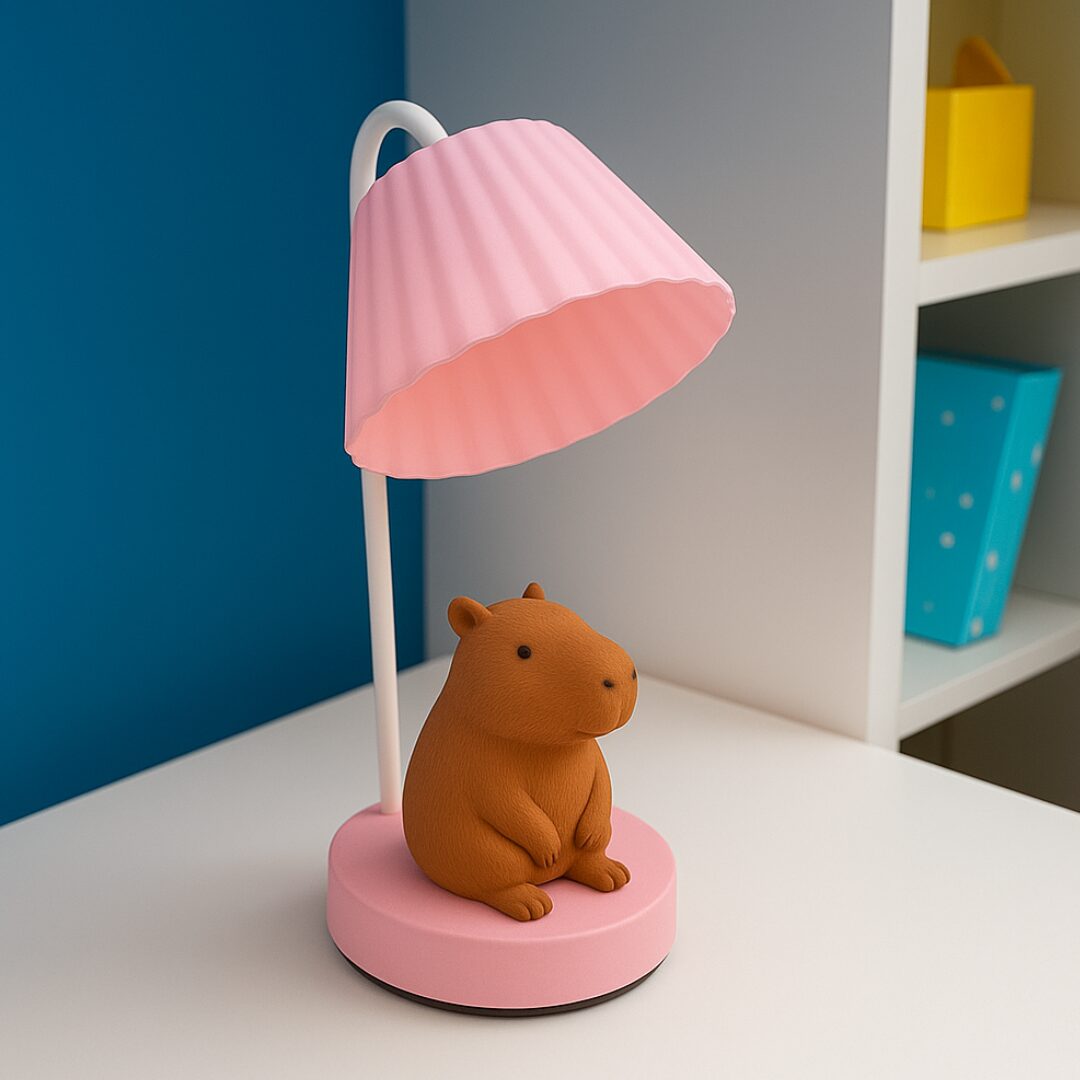 LÁMPARA VELADOR CAPIBARA C/SACAPUNTAS Y LUZ DE NOCHE YS533-2