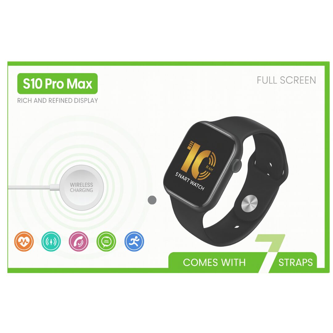 SMARTWATCH RELOJ S10 PRO MAX 7 MALLAS