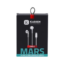 AURICULAR EAR BUDS MARS TIPO C BLANCO KARSEN