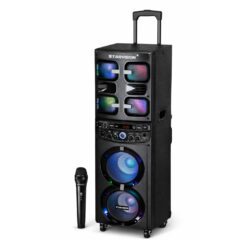 PARLANTE TORRE 6.5 X2 PULGADAS CON MIC SV-655