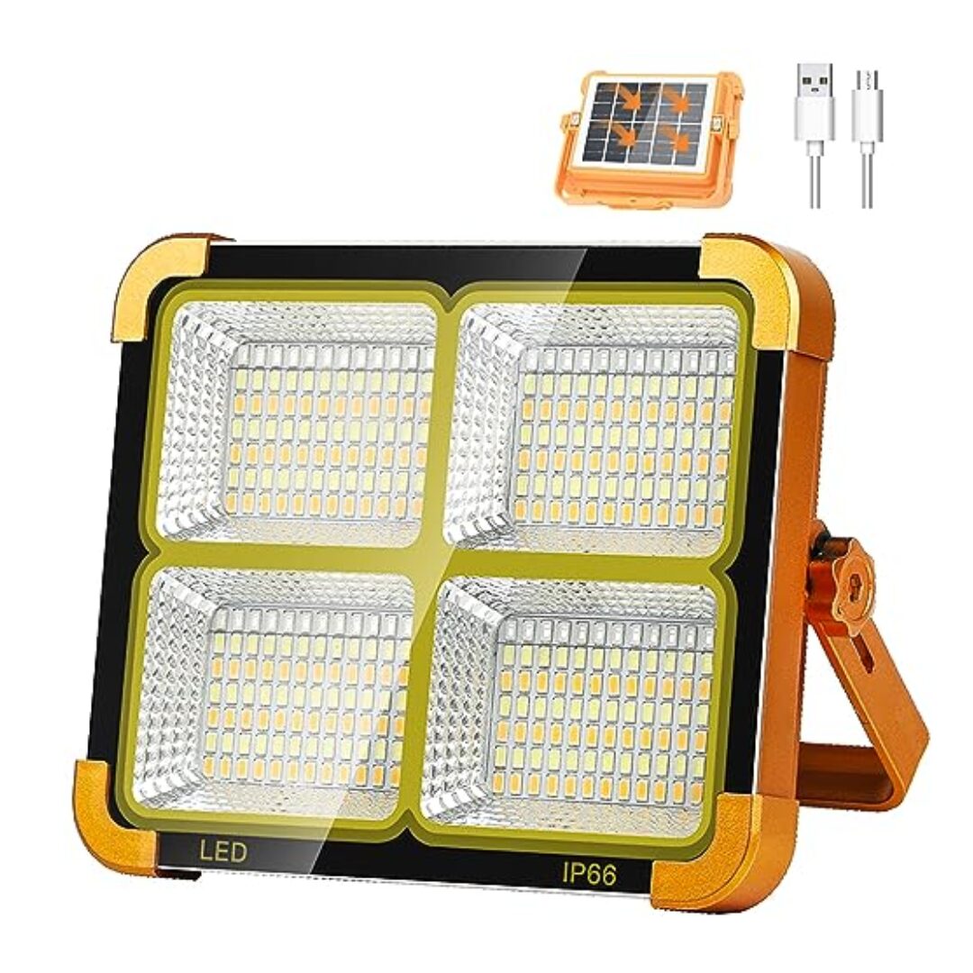 REFLECTOR LED C/PANEL SOLAR ILU0107