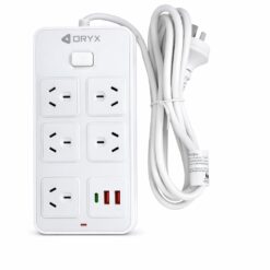 PROLONGADOR 2METROS 5 SALIDAS + 2 USB + 1 TIPO C OR-ZA02