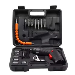 SET DESTORNILLADOR ELECTRICO A BATERIA 47 PIEZAS BU-3050
