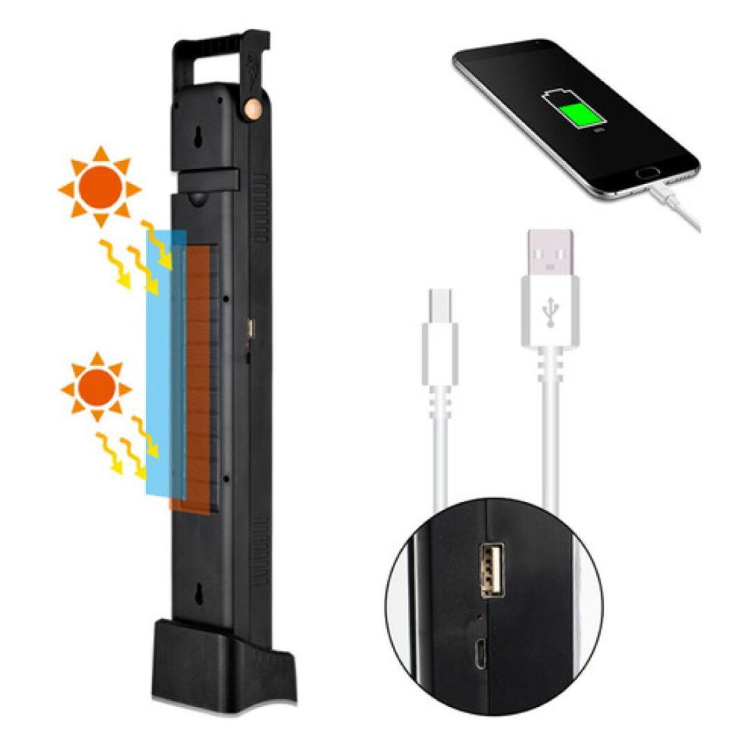 LUZ DE EMERGENCIA SOLAR 32 LED OM-6866T - Imagen 2