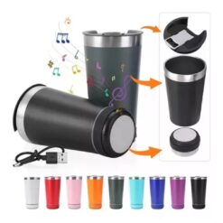 VASO TERMICO CON PARLANTE ISA-816 473ML