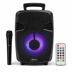 PARLANTE 8 PULGADAS C/ MICROFONO Y CONTROL EARTH SP1146-6A