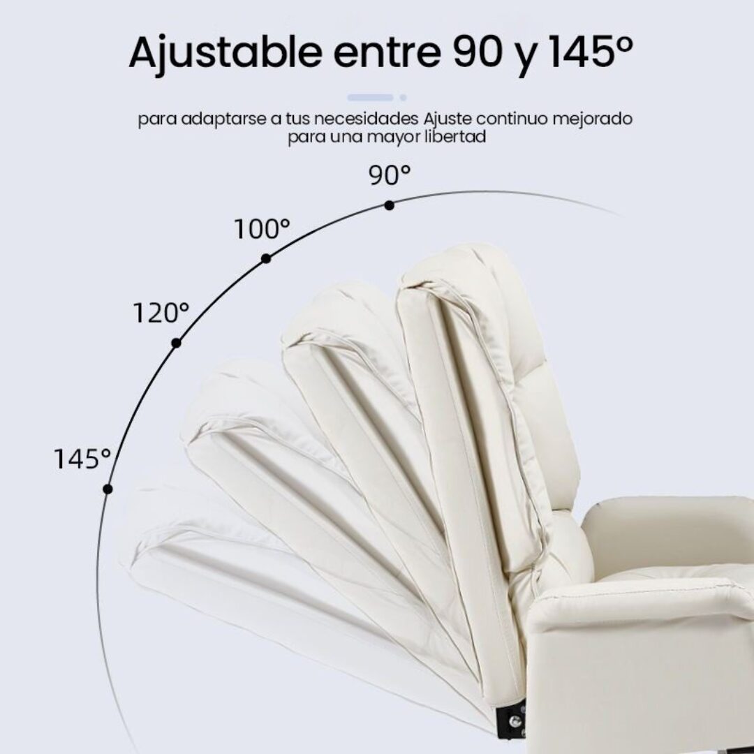 SILLA DE OFICINA CON APOYA PIES 301 - Imagen 3