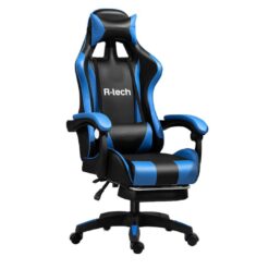 SILLA GAMER R-TECH CON APOYA PIES