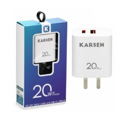 ADAPTADOR 20W USB + TIPO C ULTRA RAPIDO CAR-2002