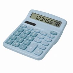 CALCULADORA 12 DIGITOS KK-837C CELESTE