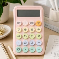 Alternative view of CALCULADORA MINI KAWAII 12 DÍGITOS ZN.811 ROSA 0183