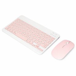 KIT MINI MOUSE Y TECLADO BLUETOOH ROSA AN-030/0229