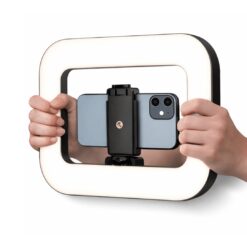 ARO FLASH LED SELFIE RECTANGULAR 28X22 BLANCO SIN TRIPODE YM300/0152