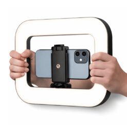 ARO FLASH LED SELFIE BLANCO RECTANGULAR 28X22 SIN TRIPODE LED-83099