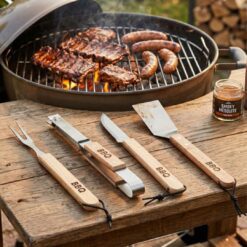 Alternative view of KIT ASADOR 4 PIEZAS MADERA BLISTER 0657
