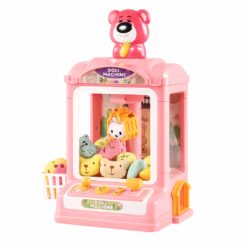 MINI MÁQUINA SACA PELUCHES ROSA 2024-3A