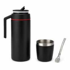 TERMO ACERO 1L CON MATE + BOMBILLA LC56057