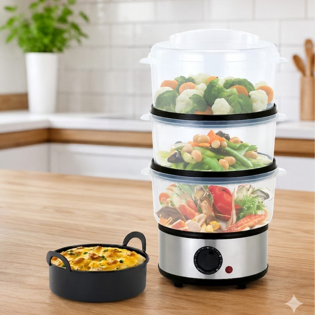 VAPORERA 3 NIVELES 8.5L FSP003 - Imagen 2