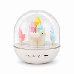 LÁMPARA VELADOR LED CARRUSEL UNICORNIO USB 0101