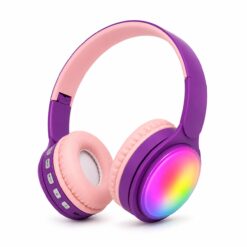 AURICULAR VINCHA INALÁMBRICO B32 BLUETOOTH LUCES LED