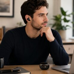 Alternative view of AURICULARES INALAMBRICOS TWS PRO6 CON DISPLAY Y CORREA