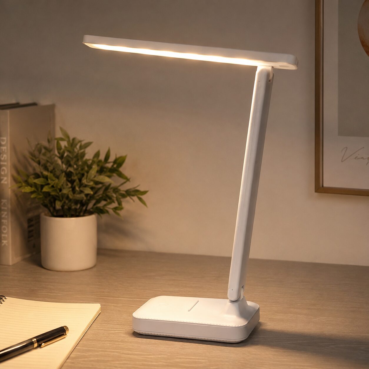 LÁMPARA DE ESCRITORIO LED PLEGABLE TÁCTIL T60/0062 - Imagen 2